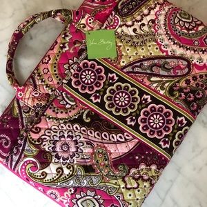 NEW Vera Bradley 17” Quilted Portfolio Laptop Bag
